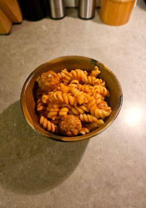 A picture of Meatball Casserole.