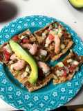 Tostadas de camarón(Súper ricas y sencillas) 👩🏻‍🍳✨