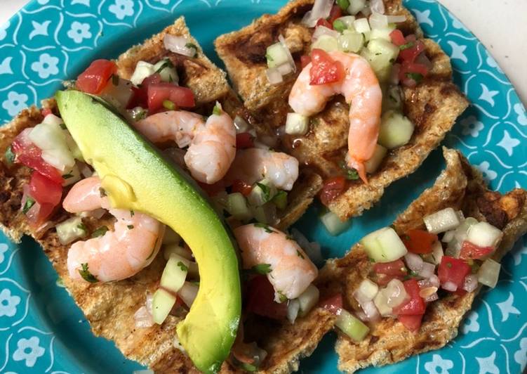 Tostadas de camarón  (Súper ricas y sencillas) 👩🏻‍🍳✨