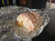 Una foto de gelatina de zanahoria con nuez