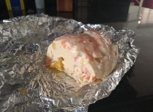 Una foto de Gelatina de piña, zanahoria y queso