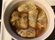 A picture of soup carcass