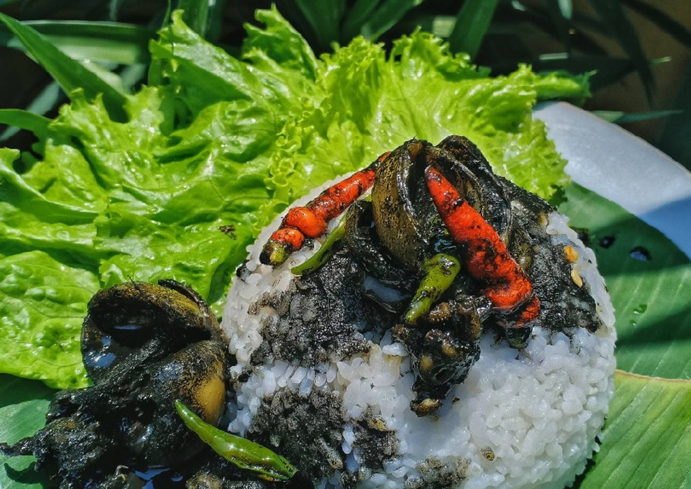 awak goreng sotong hitam