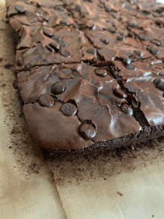 Foto resep Shiny crust brownies
