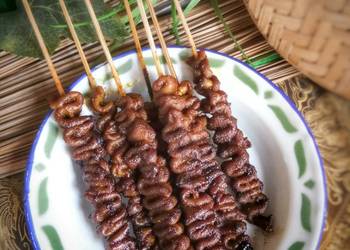 Resep Mudah Sate Usus Bakar Kecap Ala Restoran