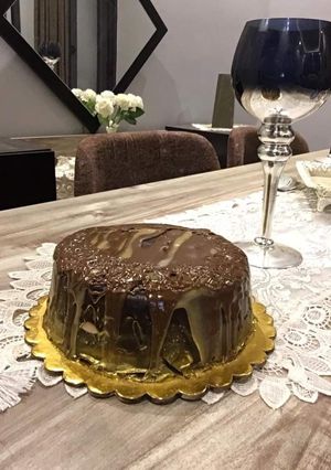صورة لوصفة تورته الفادج لعشاق الشيكولاته