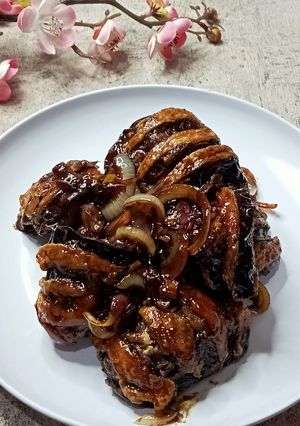 Foto resep Terong isi ayam saus mentega