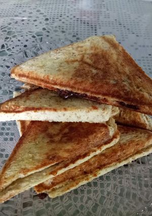 Foto resep Chocohazel Toster 🍞🧀☕