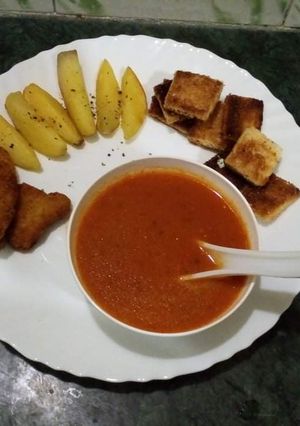 টম্যাটো স্যুপ (Tomato Soup recipe in Bengali) রেসিপির প্রধান ছবি