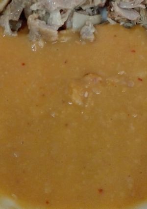 Una foto de Frijoles refritos licuados
