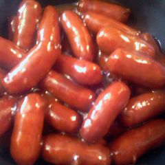 A picture of sunshine 's lit'l smokies appetizers.