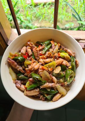 Foto resep Tumis Cumi Asin Pete