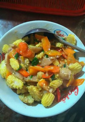 Foto resep Capcay sosis