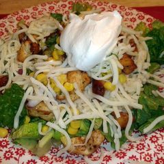 A picture of Mexican chicken salad.