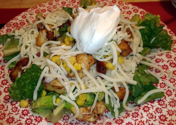 Easiest Way to Make Speedy Mexican chicken salad