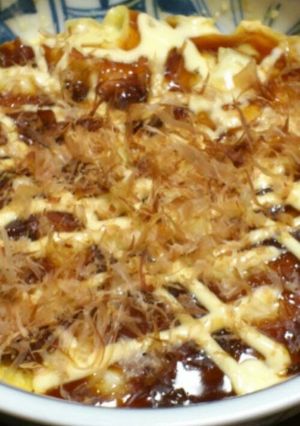 A picture of Microwaved Okomiyaki in 5 Minutes.