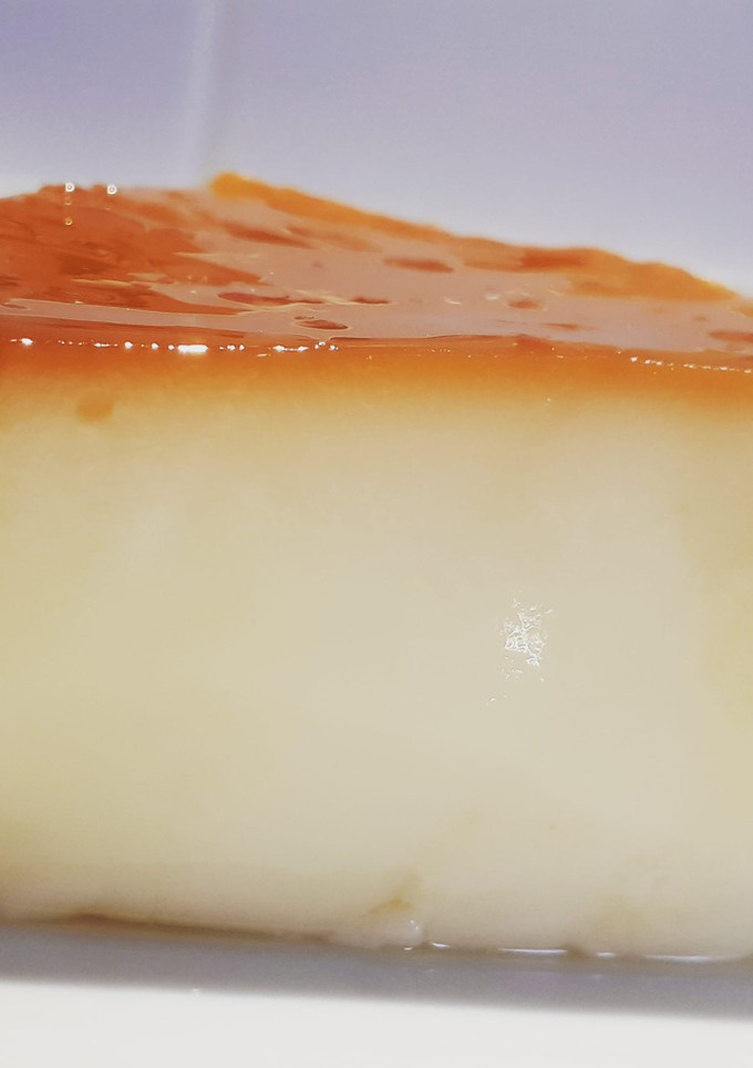 Una foto de Flan de leche condensada