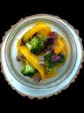 Broccoli e Peperoni in Vasocottura al Microonde
