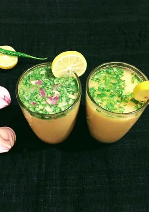 A picture of Sattu Drink.