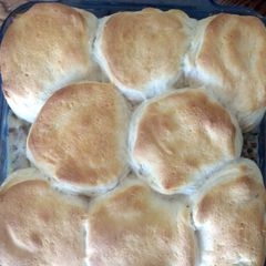A picture of Biscuits and Gravy Casserole.