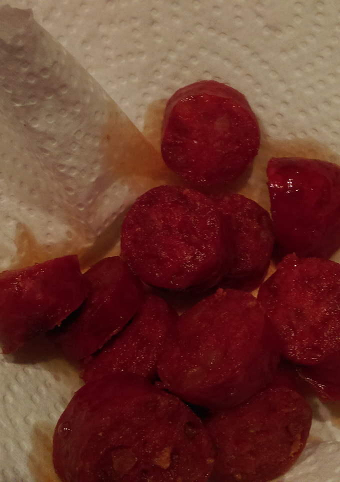 A picture of Chorizo bites.