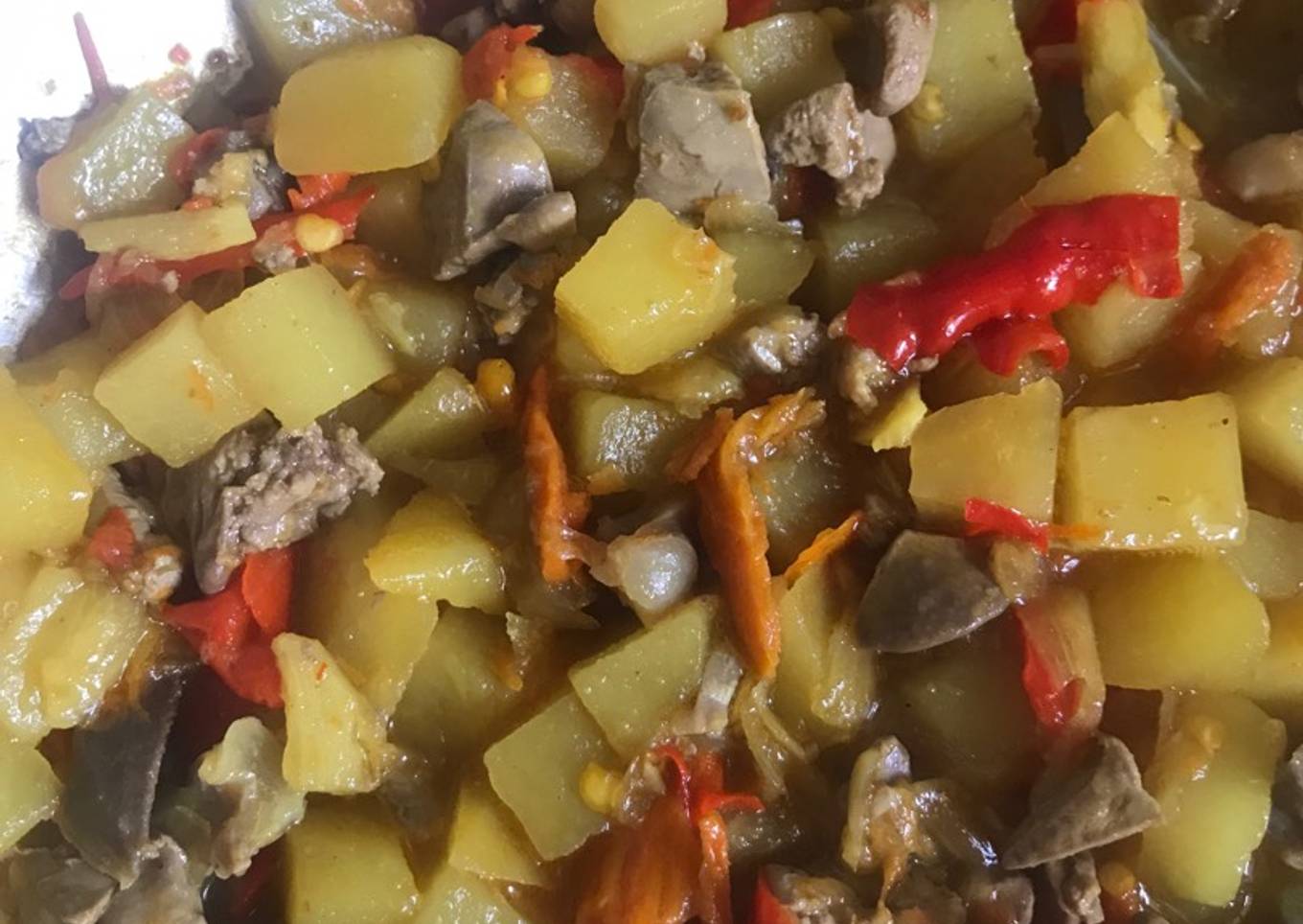 Sambel Goreng Kentang Ati Ampela