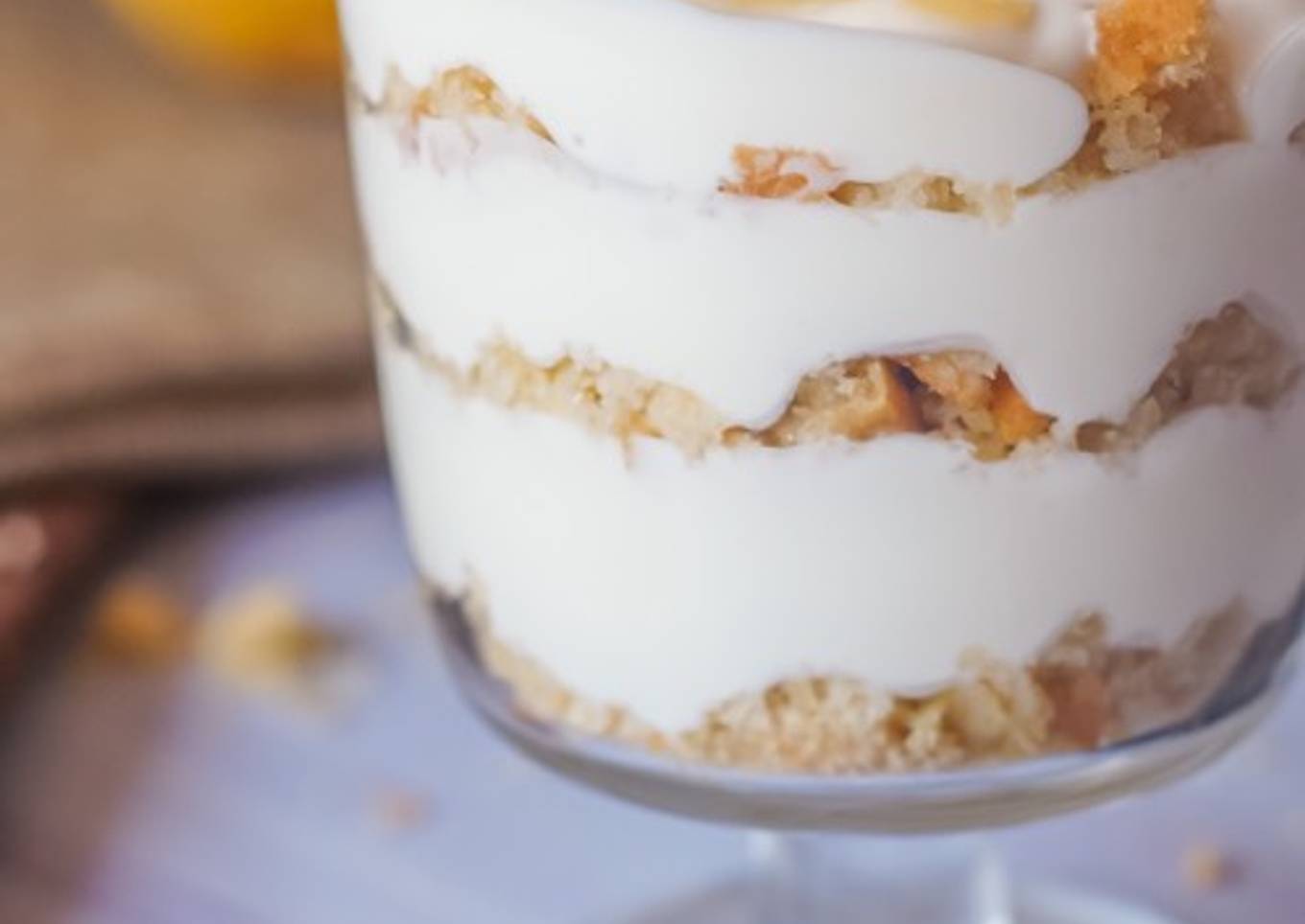 Vasitos de yogur "lemon pie"