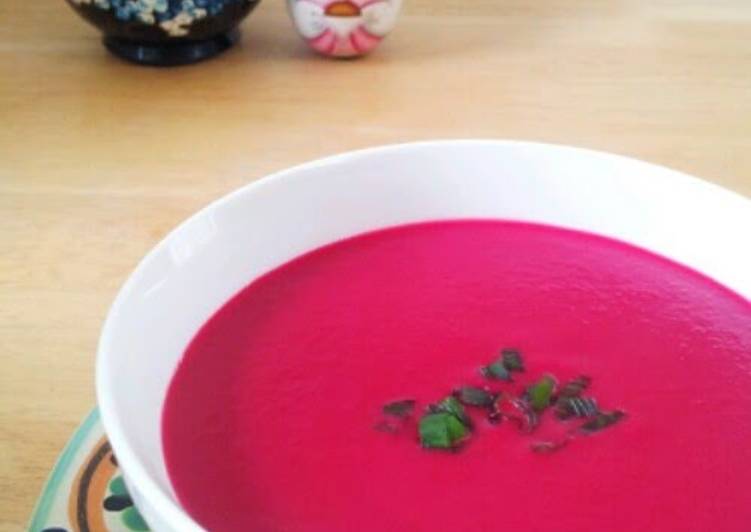 Recipe of Any-night-of-the-week Veggie Broth and Beet Potage