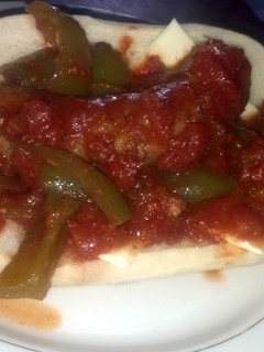 A picture of So easy even a man can do it. Sausage & Peppers.