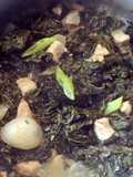 Creamy Dried Taro Leaves