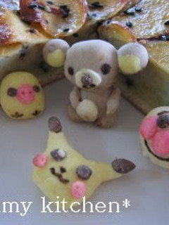 A picture of Easy Marzipan Figures with Pancake Mix.