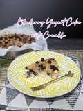 Blueberry Yogurt Cake with Crumble