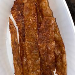 A picture of Vegan bacon.