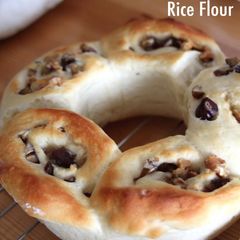 No Need for Milk or Eggs! Wagashi-style Rice Flour Bread A picture of No Need for Milk or Eggs! Wagashi-style Rice Flour Bread.