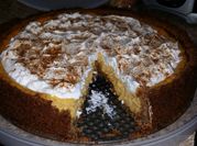 A picture of pumpkin cheesecake