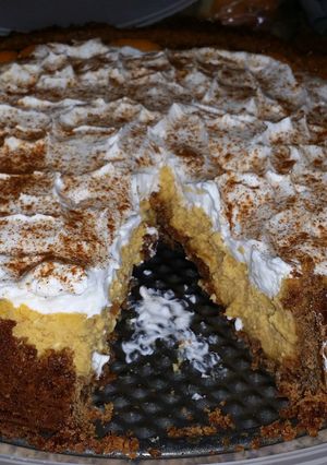 A picture of The Best Pumpkin Cheesecake Ever!!! 100.