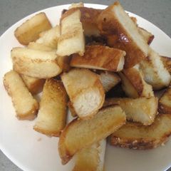 A picture of Rusk Made from Sliced Bread in 5 Minutes.