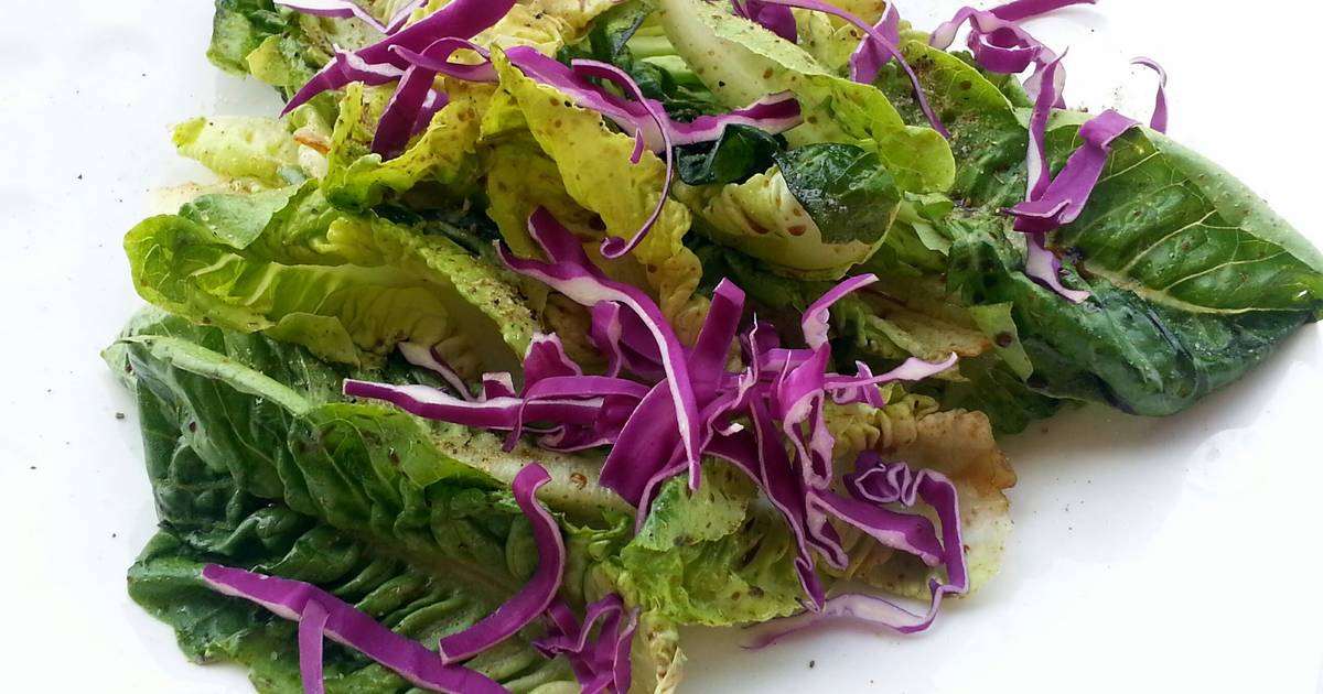 LG ROMANIA SALAD ( SOY SAUCE DRESSING) ( VEGAN ) Recipe by LeeGoh Cookpad