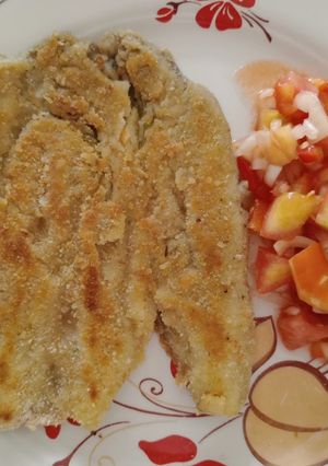 Una foto de Milanesas de berenjenas 🍆 a la planchetta