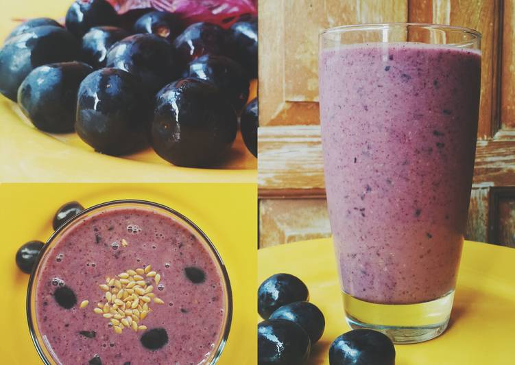 Simple Way to Make Favorite Black Royal Summer Smoothie