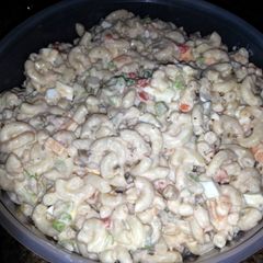 A picture of Mother-n-laws pasta salad.