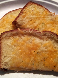 A picture of "Sweet" garlic cheese toast.