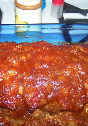 A picture of Hawaiian Meatloaf.