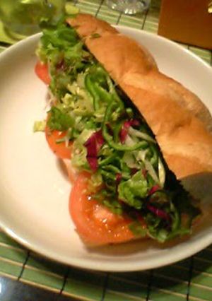 A picture of Subway-style Sandwich.