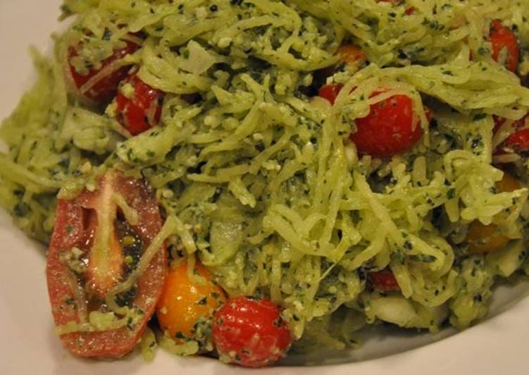 Steps to Make Any-night-of-the-week Pesto Spaghetti Squash