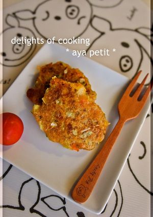 A picture of Finger-Food Okonomiyaki Pancake for Toddlers on Solid Foods.