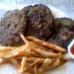 A picture of beef kabab.