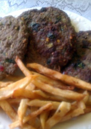 A picture of beef kabab.