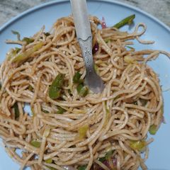 Spicy homemade Noodles🍜 A picture of Spicy homemade Noodles🍜.