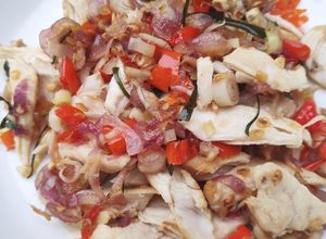 Foto resep Dada Ayam Suwir Sambel Matah